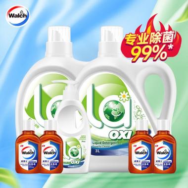 威露士抗菌有氧洗衣液瓶裝套裝