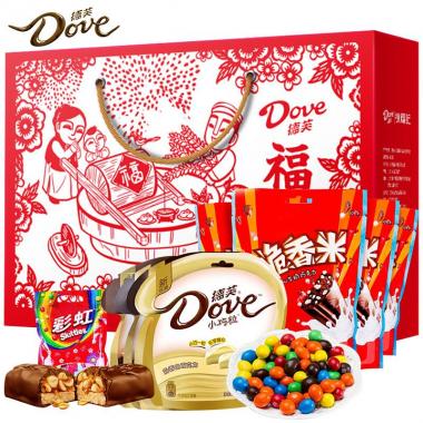 德芙福滿臻禮禮盒1049g