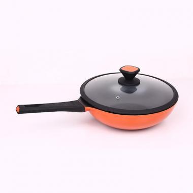 美國(guó)康寧單柄炒鍋30厘米帶蓋
