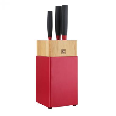 雙立人ZWILLING Now S系列刀具4件套(紅黑)