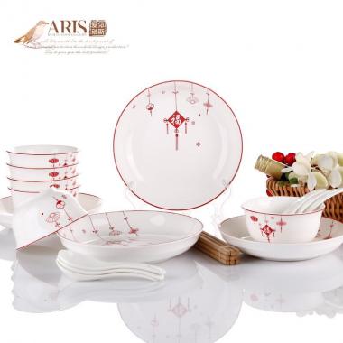 愛(ài)依瑞斯福星高照22頭餐具套裝