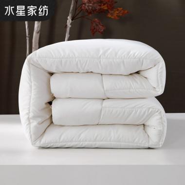水星家紡羊毛被子 澳洲進(jìn)口冬被冬季加厚被芯 抗菌升級單人被子150*210cm