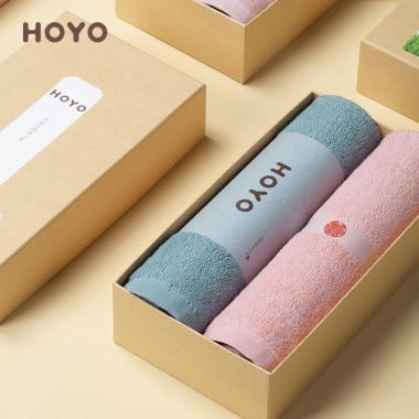HOYO和風(fēng)長(zhǎng)絨棉毛巾兩件套