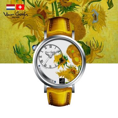 梵高VanGogh 藝術(shù)潮牌小眾腕表畫夢(mèng)系列向日葵