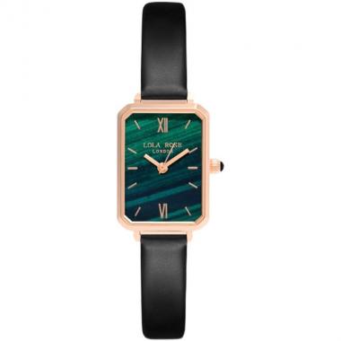 Lola Rose小綠表復(fù)古小方盤女表