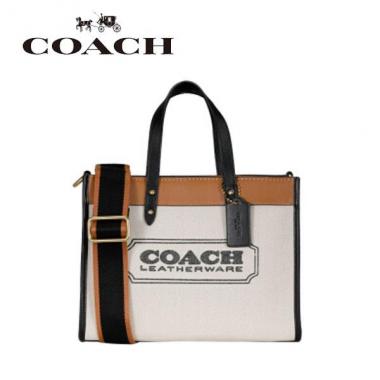 蔻馳coach新款限量大馬車帆布托特手提包89488
