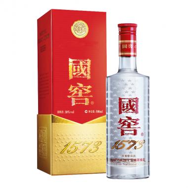 瀘州老窖 國窖1573 濃香型白酒 38度 500ml 單瓶