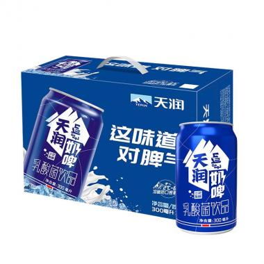 天潤奶啤乳酸菌風(fēng)味牛奶飲品300ml*12罐