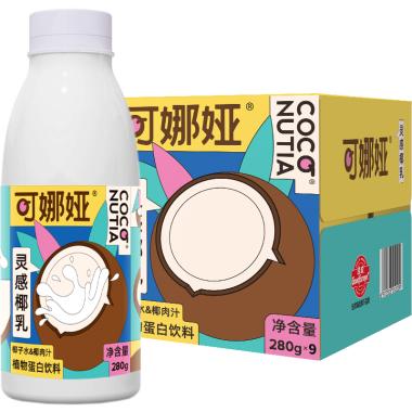 佳果源可娜婭靈感椰乳280g*9