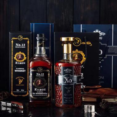 希慕精釀XO白蘭地700ml*2+希慕經典威士忌700ml*2