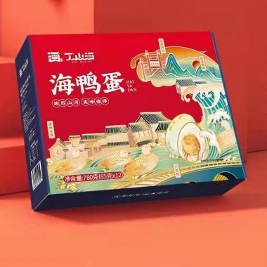 丁山河海鴨蛋禮盒A款65g*12枚